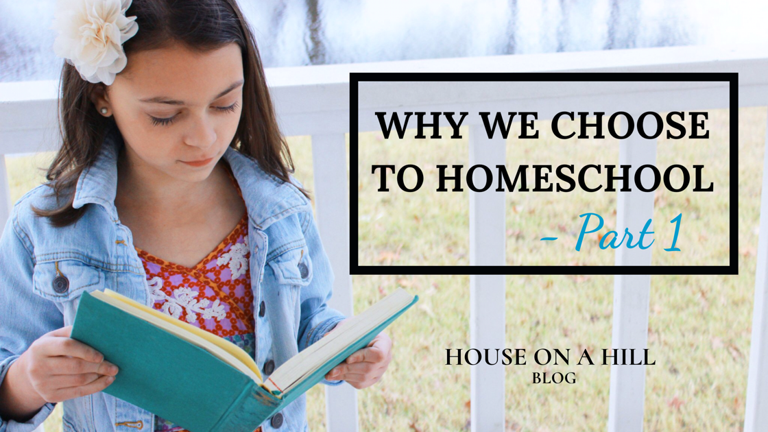 Why We Choose to Homeschool – Part 1 – House On A Hill